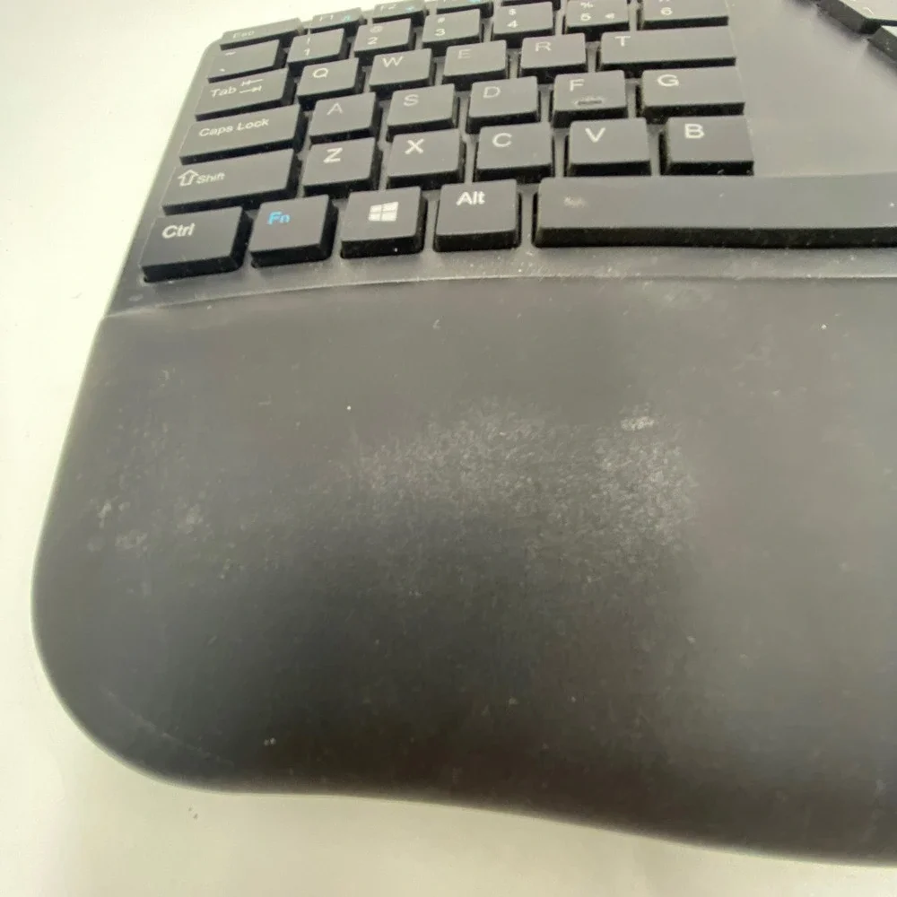 Kensington Pro Fit Ergo Wireless Keyboard Black K75401US Bluetooth‎ Untested